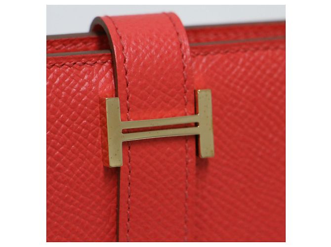 Béarn Hermès Tarjetero Hermes Bearn Mini Rose Jaipur - vista 7