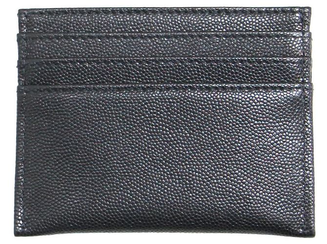 Tarjetero Chanel de piel negra - vista 2