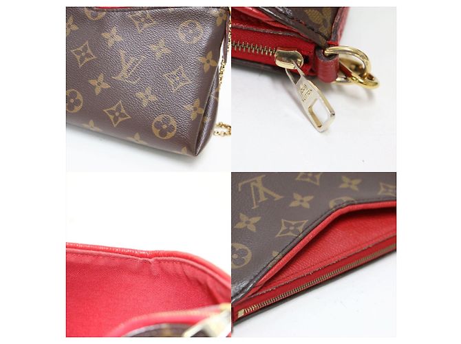 Borsa a tracolla Louis Vuitton Pallas Clutch Monogram - vista 10
