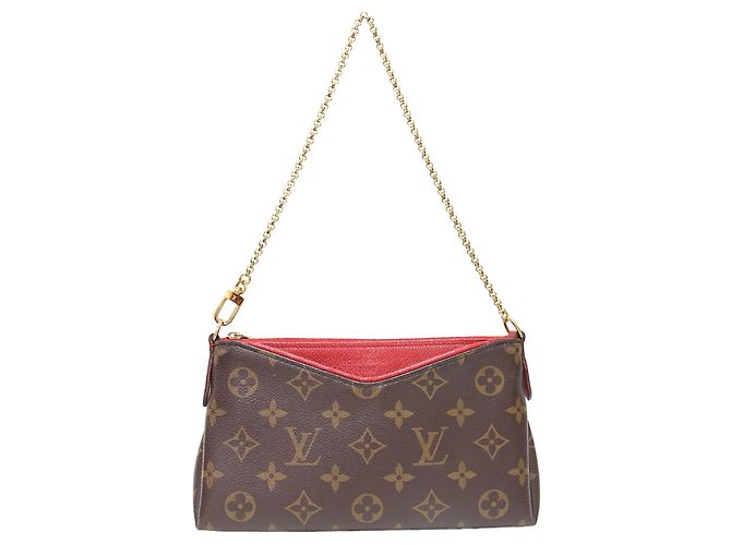 Borsa a tracolla Louis Vuitton Pallas Clutch Monogram - vista 3