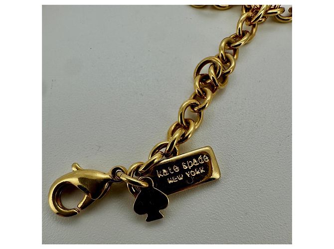 Collana Statement Kate Spade Metallo Dorato Pietre Multicolore - vista 9