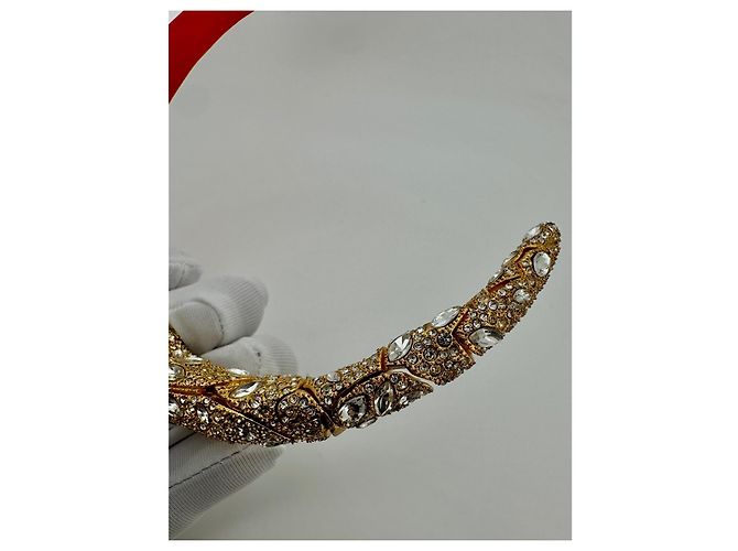 Alexis Bittar – Rotes Lucite & Kristall Choker Collier - Ansicht 13