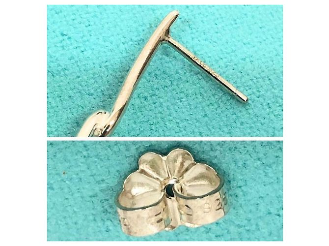 Autre Marque Pendientes de cadena de plata y cuarzo rosa Tiffany & Co. - vista 3