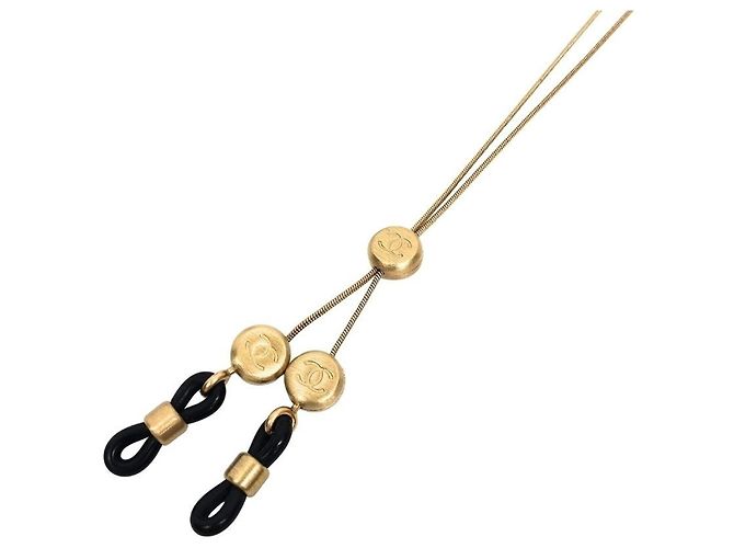Brillenkette CHANEL Gold Cord Chain Strap A23173 - Ansicht 2