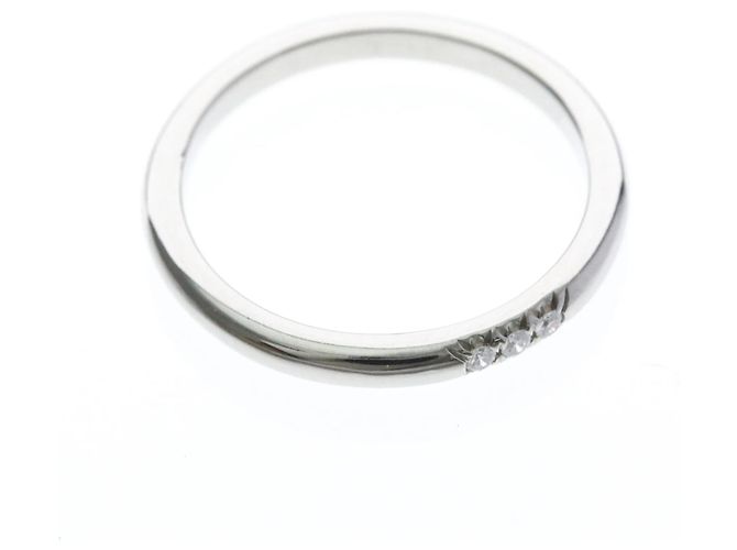 Alliance de mariage Tiffany & Co. Forever en platine 950 avec diamants - vue 5
