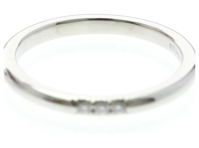 Alliance de mariage Tiffany & Co. Forever en platine 950 avec diamants - vue 6