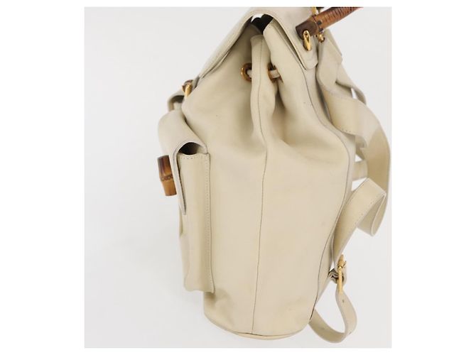 Gucci Vintage Bamboo Leather Medium - vista 3