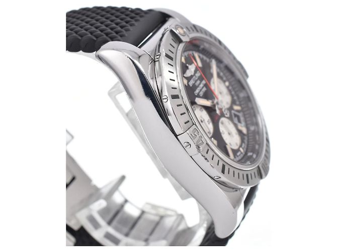 Breitling Chronomat Chronograph Automatic Stainless Steel and Rubber 41 - vista 4
