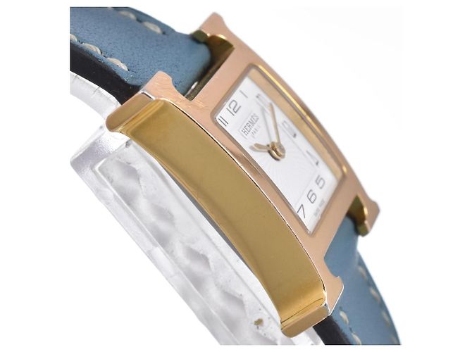 Hermès Hermes Heure H Quartz Stainless Steel and Leather 17 - Ansicht 4