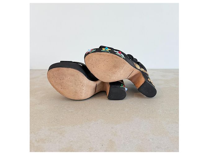 Dolce & Gabbana Sandali Platform Floreali Autunno 2015 - vista 10