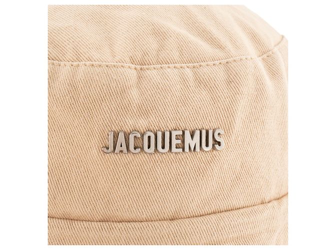 JACQUEMUS - Cappello bucket Gadjo Jacquemus in tela beige (TU) - vista 3