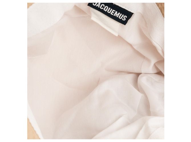 JACQUEMUS - Cappello bucket Gadjo Jacquemus in tela beige (TU) - vista 6