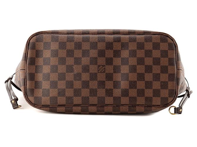 LOUIS VUITTON - Louis Vuitton Neverfull MM Shopper aus damier ébène beschichtetem Canvas - Ansicht 4