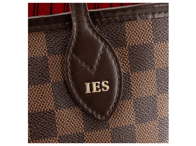 LOUIS VUITTON - Louis Vuitton Neverfull MM Shopper aus damier ébène beschichtetem Canvas - Ansicht 5