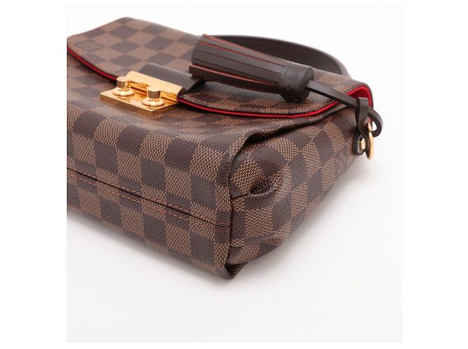 Louis Vuitton Croisette Canvas Top-handle Crossbody Damier Ebene - vista 3