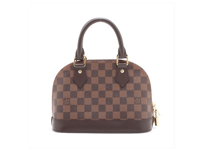Louis Vuitton Alma BB Canvas 2-Ways Top-handle Bag Damier Ebene - Ansicht 2