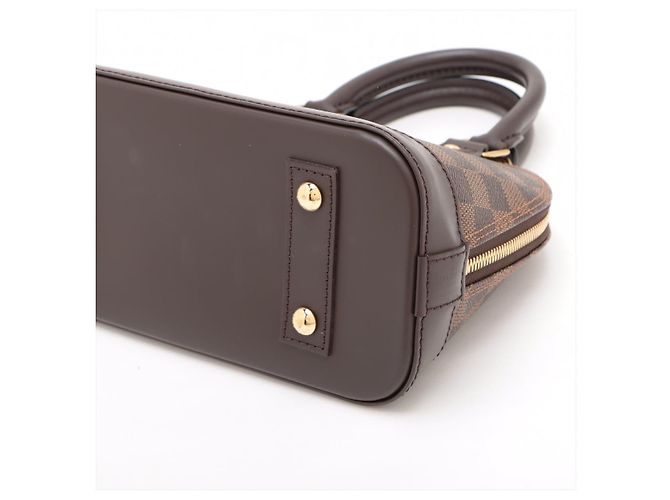 Louis Vuitton Alma BB Canvas 2-Ways Top-handle Bag Damier Ebene - Ansicht 3