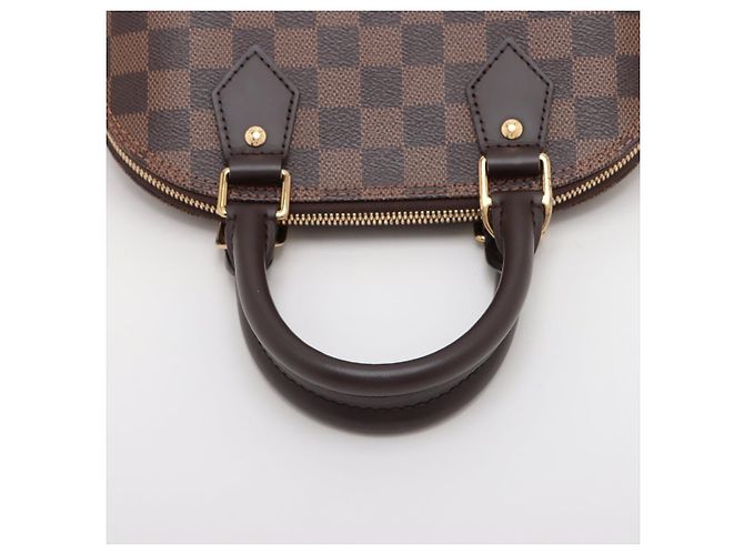Louis Vuitton Alma BB Canvas 2-Ways Top-handle Bag Damier Ebene - Ansicht 5
