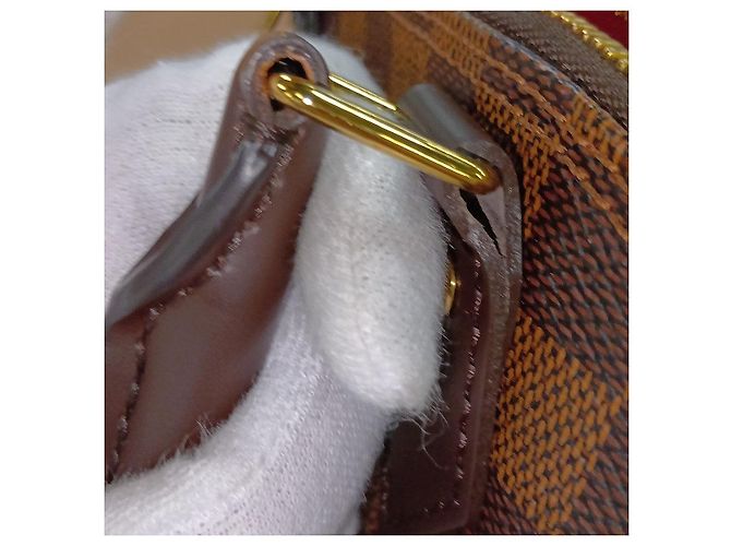 Louis Vuitton Alma BB Canvas 2-Ways Top-handle Bag Damier Ebene - Ansicht 11