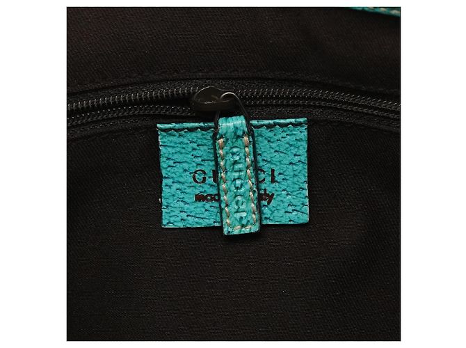 Gucci Borsa a tracolla GG Jackie Beige Turquoise 01147 - vista 11