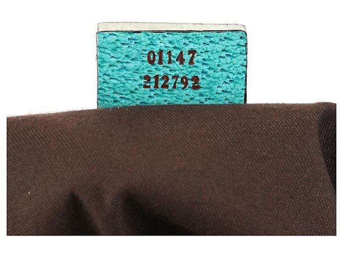 Gucci Borsa a tracolla GG Jackie Beige Turquoise 01147 - vista 12