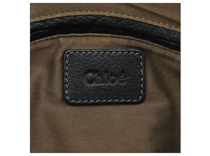 Chloé Borsa Marcie 2-Way in pelle nera - vista 13