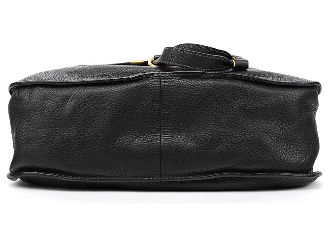 Chloé Borsa Marcie 2-Way in pelle nera - vista 5
