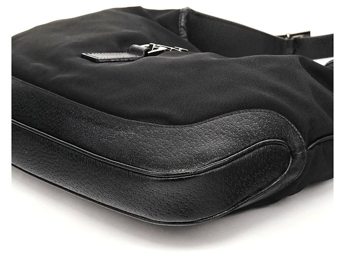 Gucci 001 3306 Borsa a spalla Jackie in nylon nero - vista 7