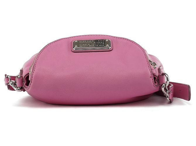 Marc by Marc Jacobs Bolso bandolera Classic Q de piel rosa - vista 5