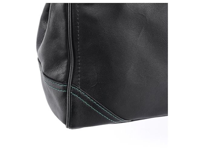 Coach Borsa Tote Hamptons in pelle nera F08A70 - vista 11