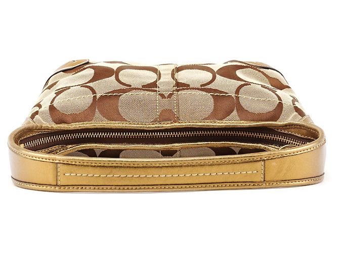 Coach 11599 Borsa a Tracolla Ergo Hobo Beige Gold - vista 4