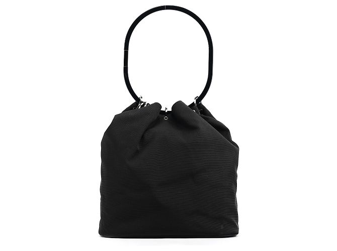 Gucci Borsa a tracolla Loop 1999 in nylon nero - vista 3