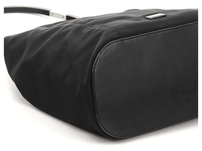 Gucci Borsa a tracolla Loop 1999 in nylon nero - vista 7