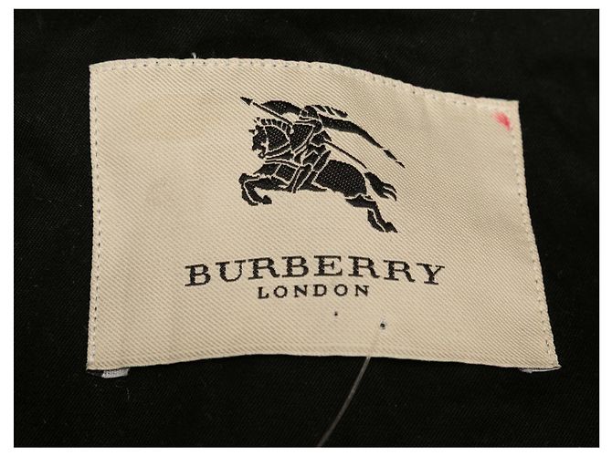 Burberry mittellanger Samtmantel braun Größe US L - Ansicht 5