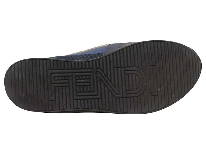 Fendi Mesh Slip-On Sneaker in Navy & Multicolor Größe 37 - Ansicht 5