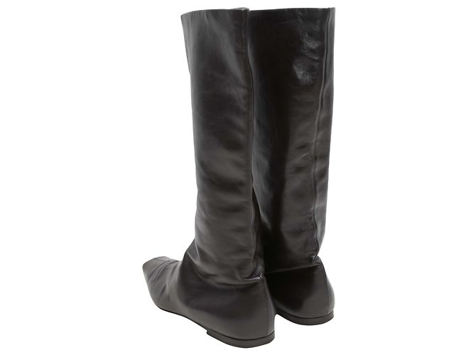 Botas altas de puntera cuadrada The Row negras Talla 38 - vista 4