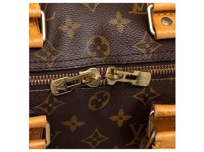 Borsa da viaggio Louis Vuitton Monogram Keepall Bandouliere 45 Marrone - vista 7