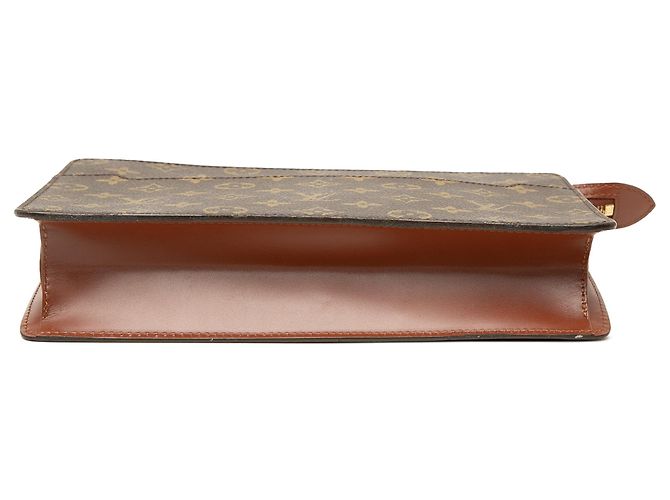 Borsa a Mano Louis Vuitton Monogram Pochette Homme Marrone - vista 3