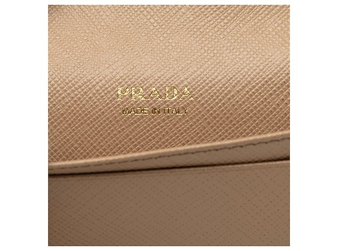 Tarjetero Prada Saffiano Beige - vista 5