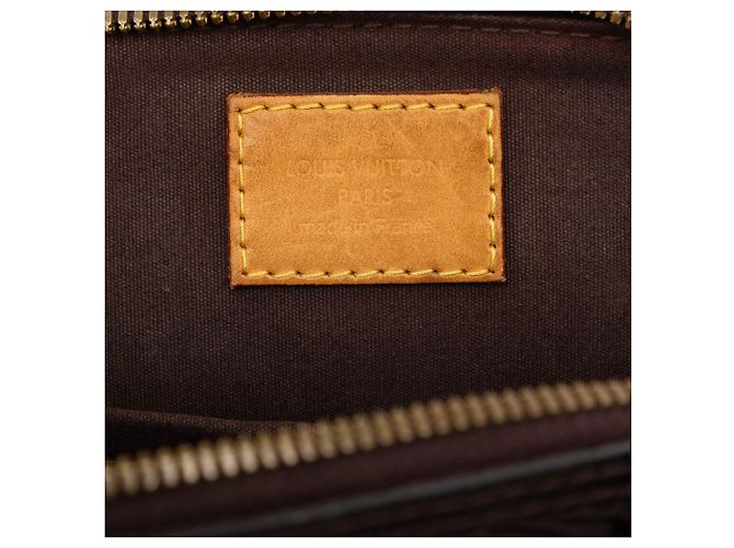 Borsa Louis Vuitton Monogram Vernis Alma BB Viola - vista 5