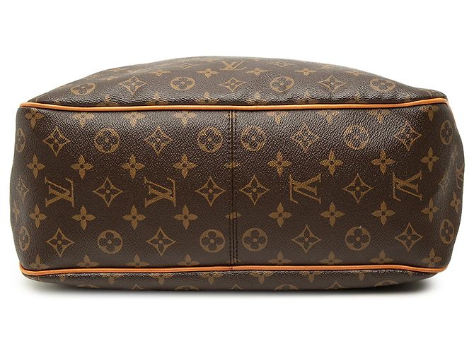 Borsa Tote Louis Vuitton Monogram Delightful PM Marrone - vista 3