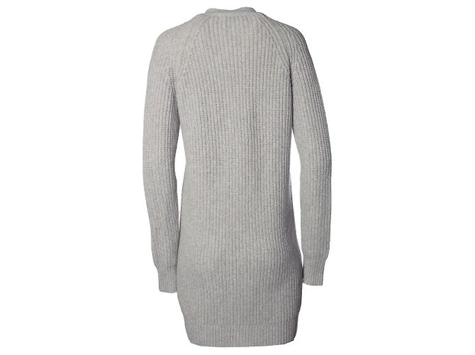 Equipment, Langer Strickcardigan in Grau - Ansicht 3