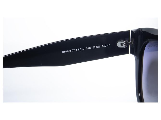 Tom Ford, schwarze oversized Beatrix Sonnenbrille - Ansicht 7