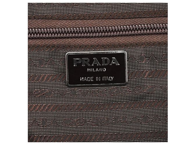 Prada Borsa Tote 1995 Green Tessuto Nappa Nylon - vista 15