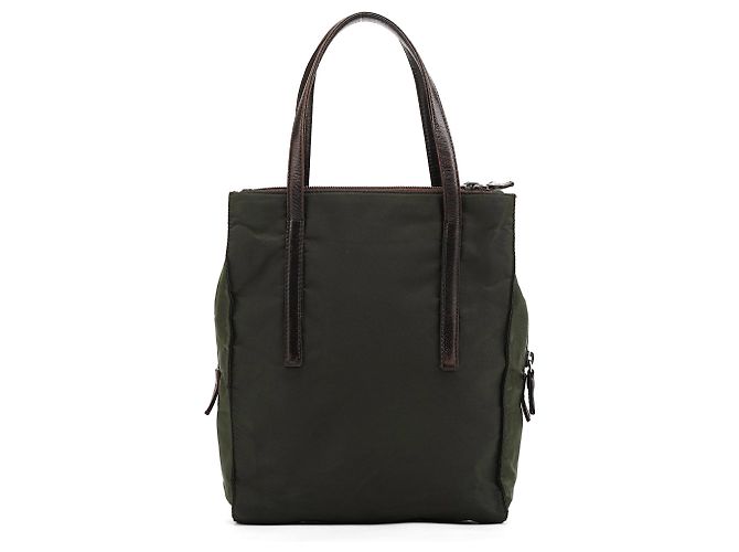 Prada Borsa Tote 1995 Green Tessuto Nappa Nylon - vista 3