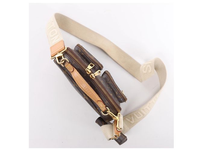 Borsa a tracolla Louis Vuitton Utility Monogram in marrone M80446 - vista 6