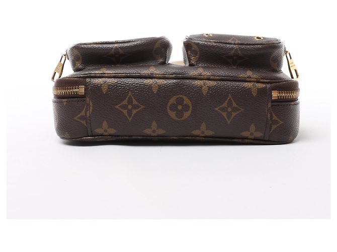 Borsa a tracolla Louis Vuitton Utility Monogram in marrone M80446 - vista 8