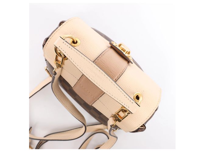 Mochila Louis Vuitton Clapton Damier Ebene Brown x Beige N42259 - vista 6
