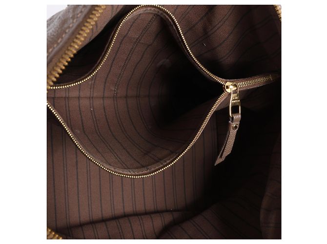 Louis Vuitton Lumineuse PM Monogram Empreinte Borsa a mano 2Way in Brown M93409 - vista 14
