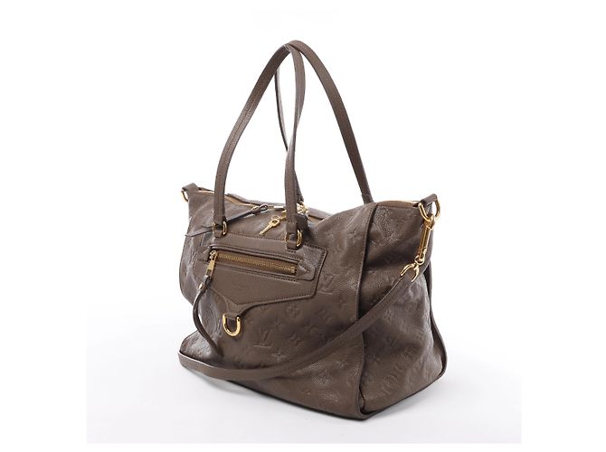 Louis Vuitton Lumineuse PM Monogram Empreinte Borsa a mano 2Way in Brown M93409 - vista 2